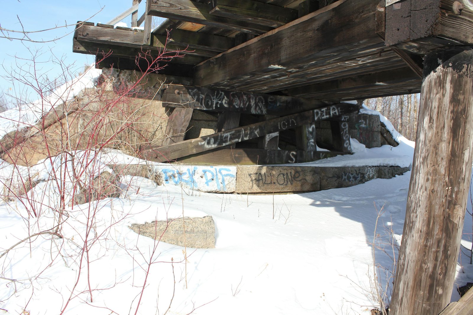 West abutment